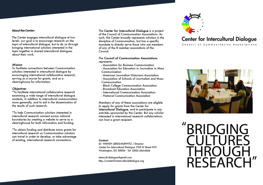 Center brochure - front