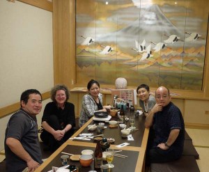 Faculty dinner at U Ryukyus