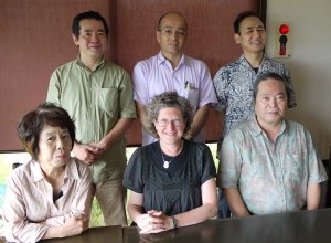 Faculty lunch at University of the Ryukyus