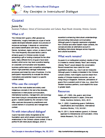 Key Concept #50: Guanxi by Juana Du