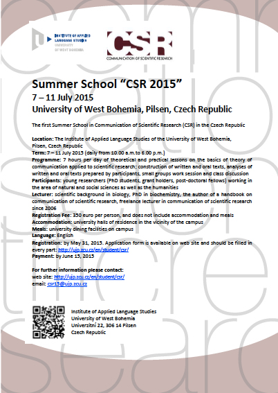 CRS Summer School 2015