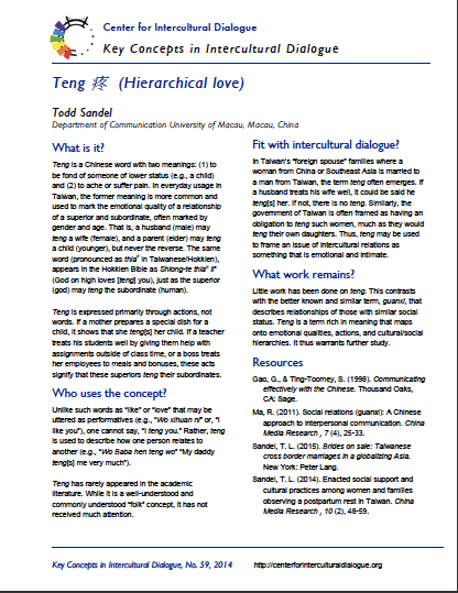 Key Concept #59 Teng by Todd Sandel