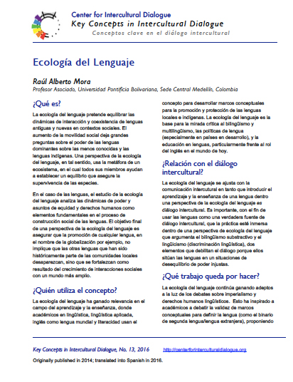 Key Concept #13 Language Ecology_Spanish