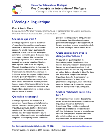 KC13 Language ecology_French