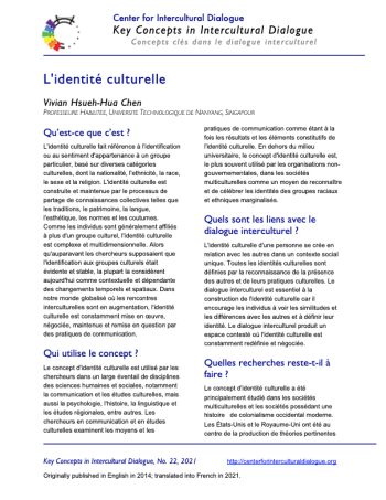 KC22 Cultural identity_French