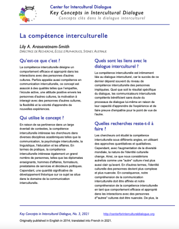 KC3 Intercultural Competence_French