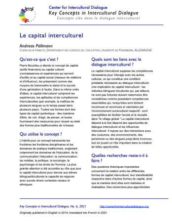 KC6 Intercultural Capital_French