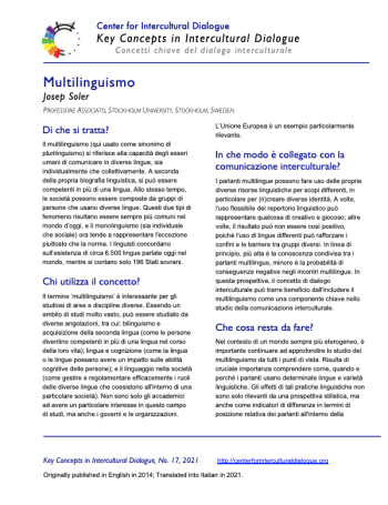 KC17 Multilingualism_Italian