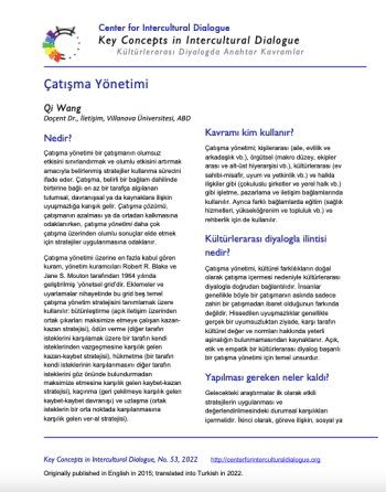 KC53 Conflict Management_Turkish