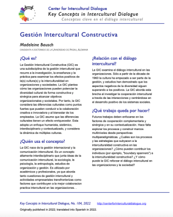 KC104 Constructive Intercultural Management_Spanish