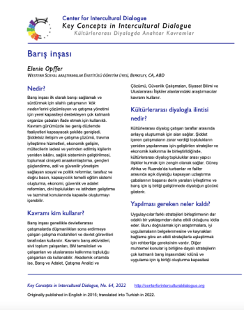 KC64 Peacebuilding_Turkish