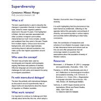 KC 108: Superdiversity