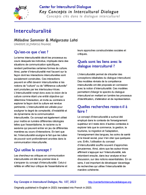 KC107 Interculturality_French