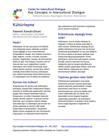 KC105 Acculturation_Turkish