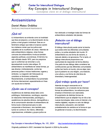 KC101: Antisemitism_Spanish