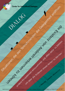 CID Poster 6: Dialogue defined translated into German