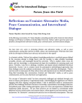 Voices from the Field #6: Reflections on Feminist-Alternative Media, Peace Communication, and Intercultural Dialogue